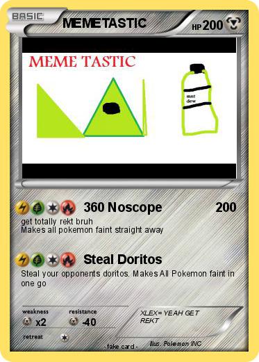 Pokemon MEMETASTIC