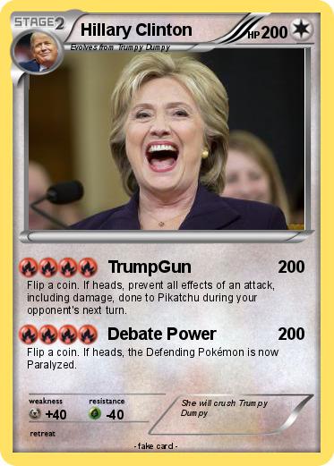 Pokemon Hillary Clinton