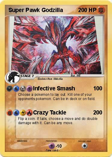 Pokemon Super Pawk Godzilla