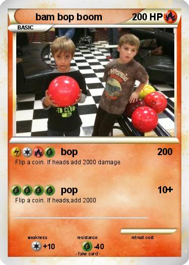 Pokemon bam bop boom