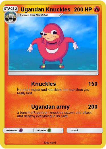 Pokemon Ugandan Knuckles