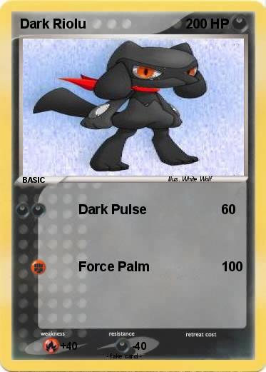 Pokemon Dark Riolu