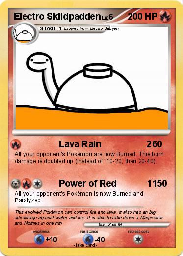 Pokemon Electro Skildpadden