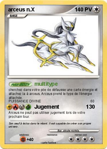 Pokemon arceus n.X