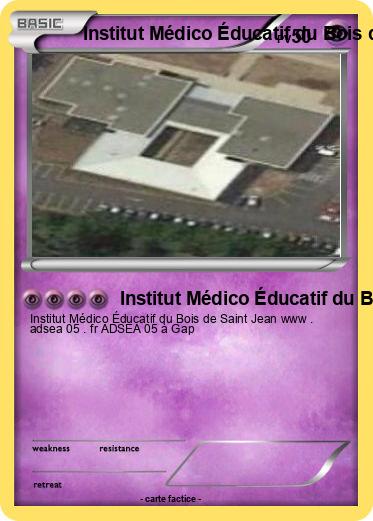 Pokemon Institut Médico Éducatif du Bois de Saint Jean ADSEA 05 à Gap