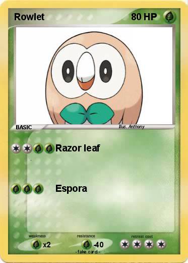 Pokemon Rowlet