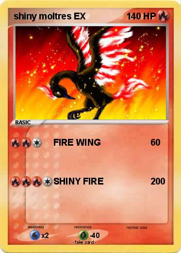 Pokemon shiny moltres EX