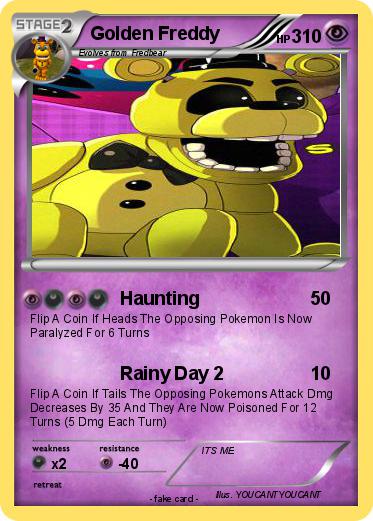 Pokemon Golden Freddy