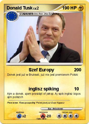 Pokemon Donald Tusk