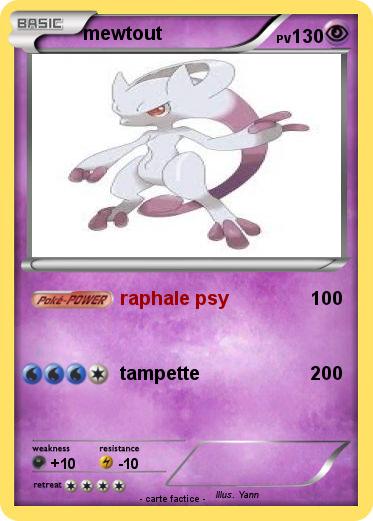 Pokemon mewtout