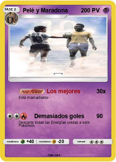 Pokemon Pelé y Maradona