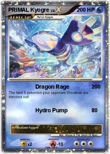 Pokemon PRIMAL Kyogre