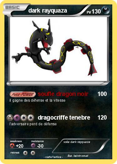 Pokemon dark rayquaza