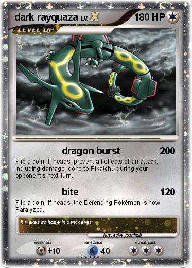 Pokemon dark rayquaza