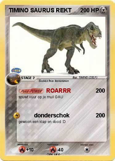 Pokemon TIMINO SAURUS REKT