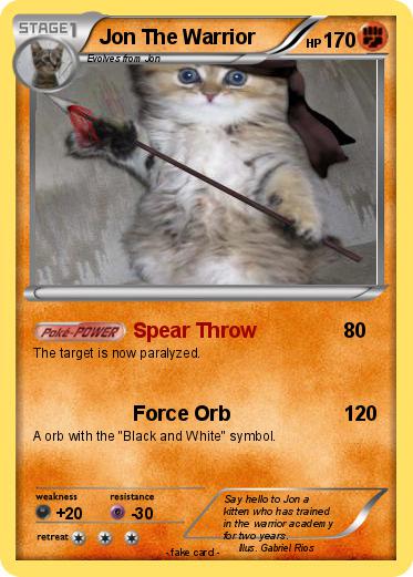 Pokemon Jon The Warrior
