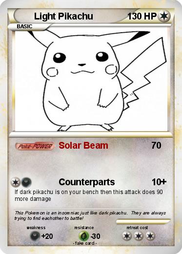 Pokemon Light Pikachu