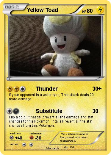 Pokemon Yellow Toad