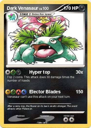 Pokemon Dark Venasaur