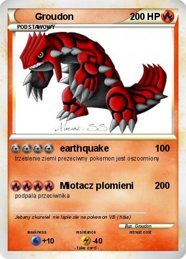 Pokemon Groudon