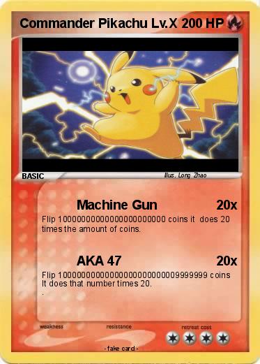 Pokemon Commander Pikachu Lv.X