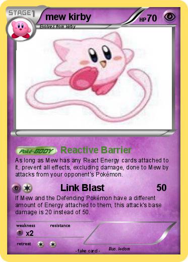 Pokemon mew kirby