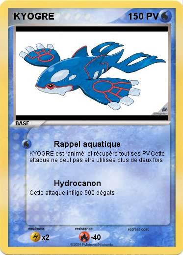 Pokemon KYOGRE