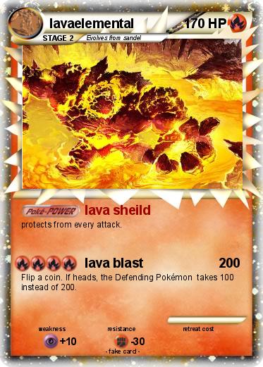 Pokemon lavaelemental