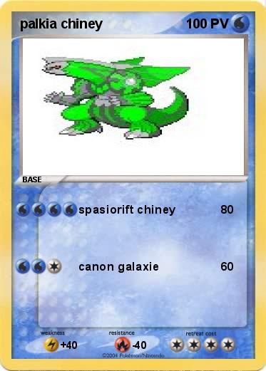 Pokemon palkia chiney