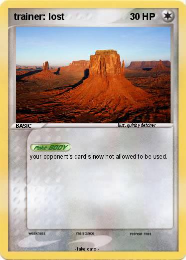 Pokemon trainer: lost