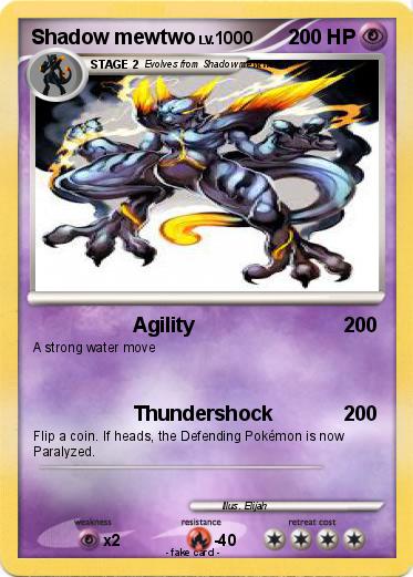 Pokemon Shadow mewtwo