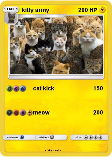 Pokemon kitty army