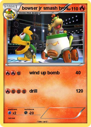 Pokemon bowser jr smash bros