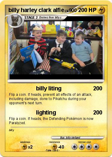 Pokemon billy harley clark alfie