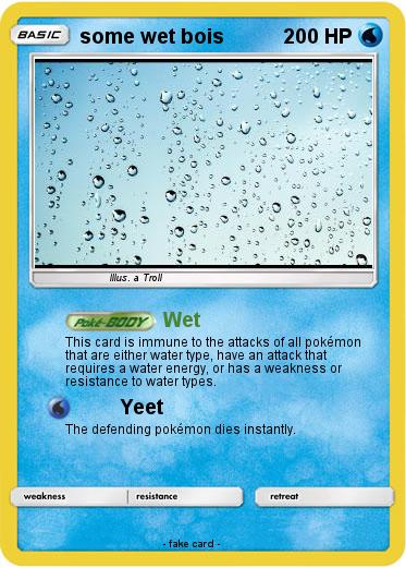 Pokemon some wet bois