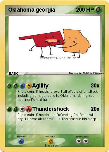Pokemon Oklahoma georgia
