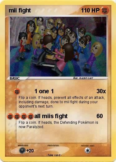 Pokemon mii fight