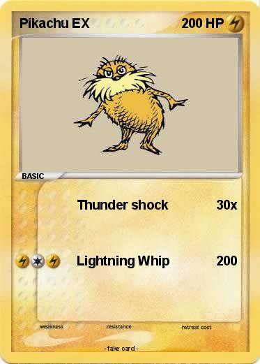 Pokemon Pikachu EX