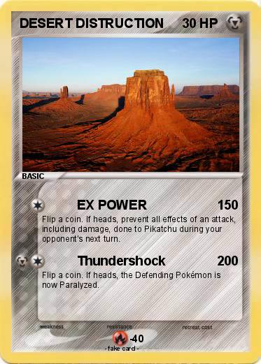 Pokemon DESERT DISTRUCTION
