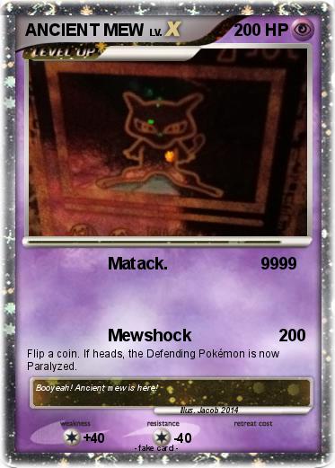 Pokemon ANCIENT MEW