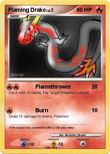 Pokemon Flaming Drake