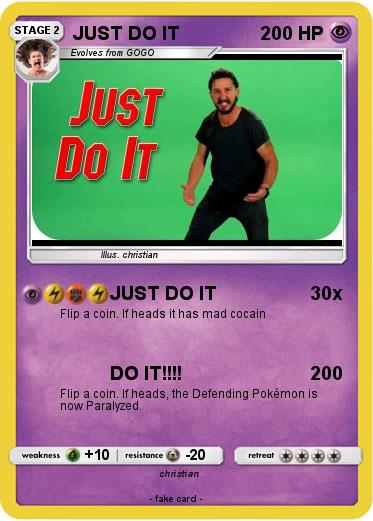 Pokemon JUST DO IT