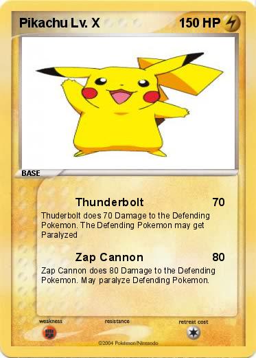 Pokemon Pikachu Lv. X