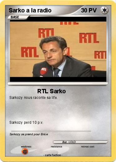 Pokemon Sarko a la radio