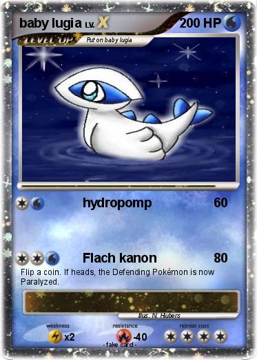 Pokemon baby lugia
