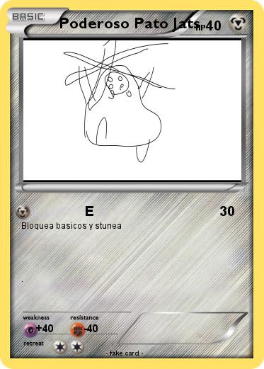 Pokemon Poderoso Pato Jats