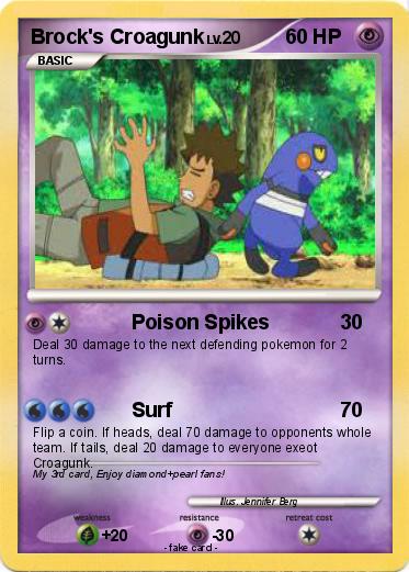 Pokemon Brock's Croagunk