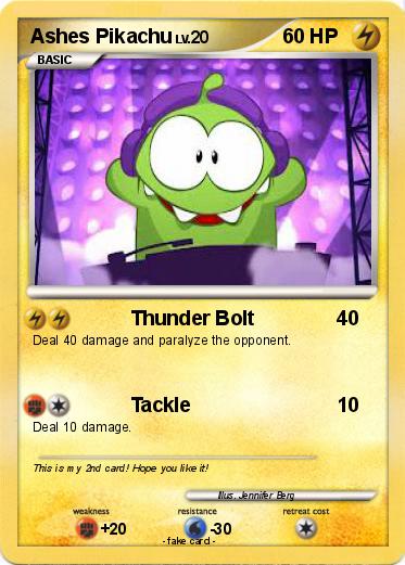 Pokemon Ashes Pikachu