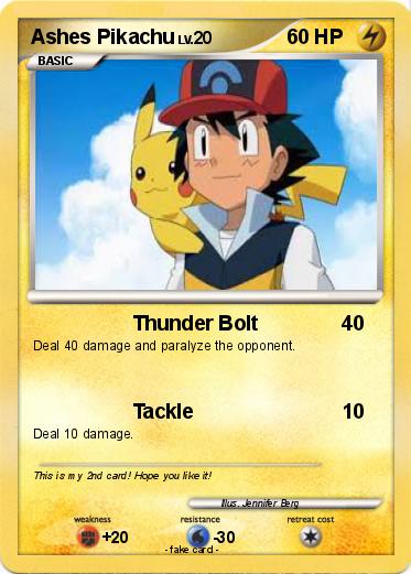 Pokemon Ashes Pikachu