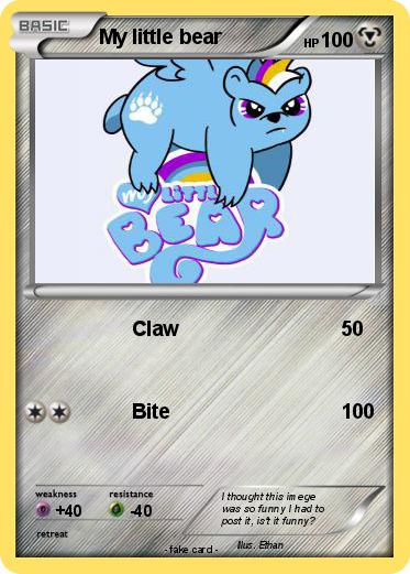 Pokemon My little bear